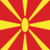 Square flag of Macedonia