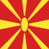 Square flag of Macedonia