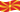 Static waving flag of Macedonia