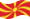 Static waving flag of Macedonia