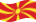 Static waving flag of Macedonia
