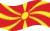 Static waving flag of Macedonia