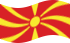 Static waving flag of Macedonia