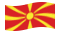Waving flag of Macedonia