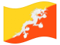 Animated flag Bhutan
