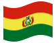 Animated flag Bolivia