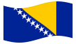 Animated flag Bosnia and Herzegovina
