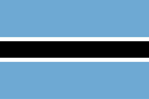 Flag Botswana, Banner Botswana