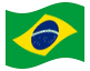 Animated flag Brazil
