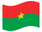 Animated flag Burkina Faso