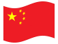 Animated flag China