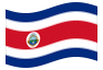 Animated flag Costa Rica