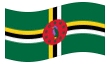 Animated flag Dominica