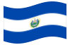 Animated flag El Salvador