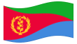 Animated flag Eritrea