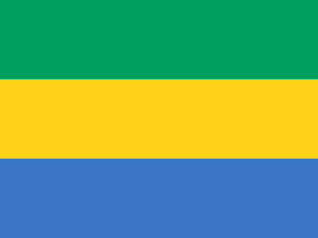 Flag Gabon