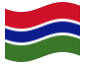 Animated flag Gambia