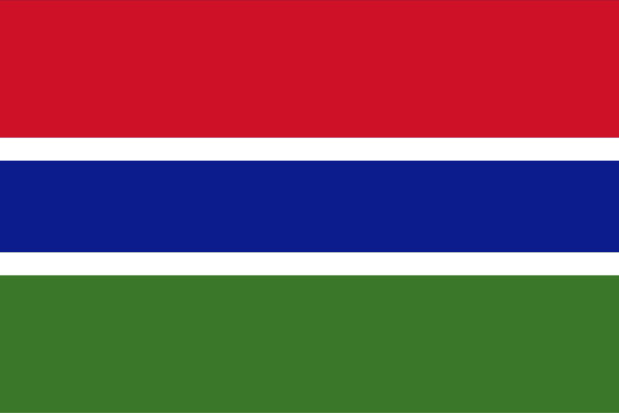 Flag Gambia, Banner Gambia