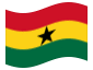 Animated flag Ghana