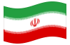 Animated flag Iran