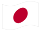 Animated flag Japan