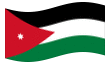 Animated flag Jordan