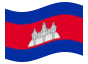 Animated flag Cambodia