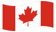 Animated flag Canada