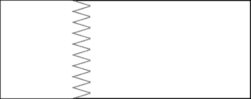 Outline of the flag of Qatar to color