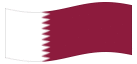 Animated flag Qatar