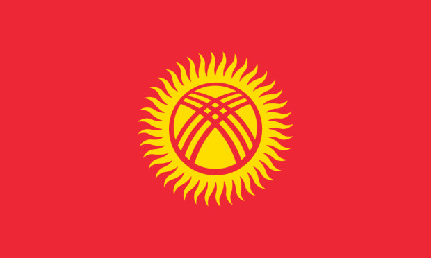 Flag Kyrgyzstan, Banner Kyrgyzstan