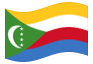 Animated flag Comoros