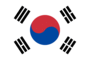 Flag graphic South Korea