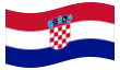 Animated flag Croatia