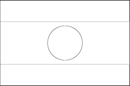 Outline of the flag of Laos to color