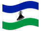 Animated flag Lesotho