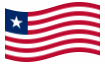 Animated flag Liberia