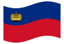 Animated flag Liechtenstein
