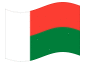 Animated flag Madagascar