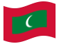 Animated flag Maldives