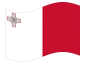 Animated flag Malta