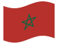 Animated flag Morocco