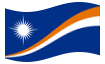 Animated flag Marshall Islands