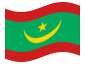 Animated flag Mauritania