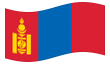 Animated flag Mongolia