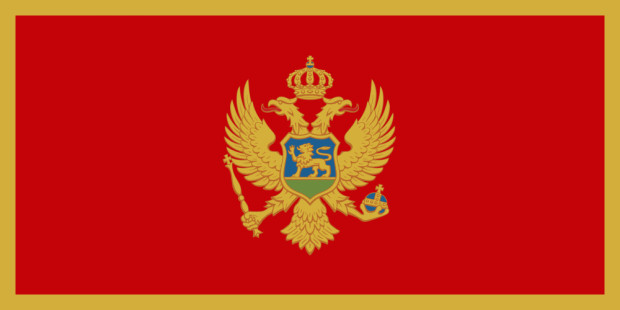 Flag Montenegro, Banner Montenegro
