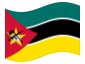 Animated flag Mozambique