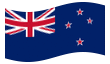 Animated flag New Zealand