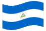 Animated flag Nicaragua