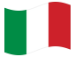 Animated flag Italy